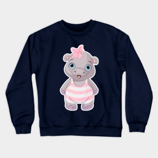 Baby Hippo Crewneck Sweatshirt